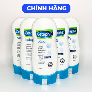 Sữa tắm gội ⚜️freeship⚜️ sữa tắm gội cetaphil cho bé ⚜️ cetaphil baby gentle wash & shampoo 230ml