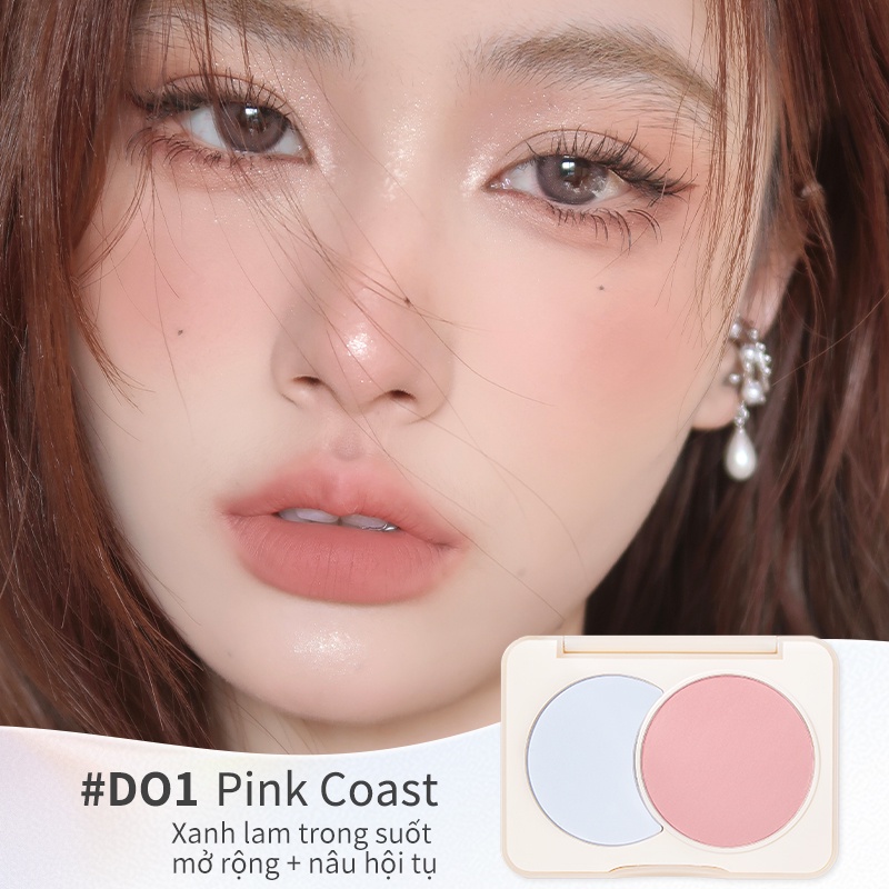 Phấn má hồng Judydoll kết hợp hai tông màu cho người mới tập trang điểm 6g