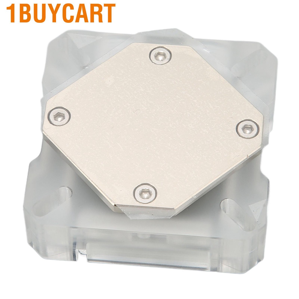1buycart GPU Waterblock Liquid Cooler G1/4 Thread Computer Graphics Card Cooling Core Water Head Supports 43MM-52MM