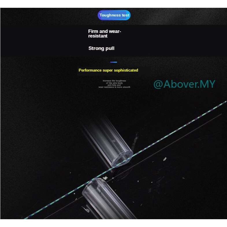 Cuộn Dây Câu Cá 100M Chất Liệu Nylon PE Màu Rằn Ri