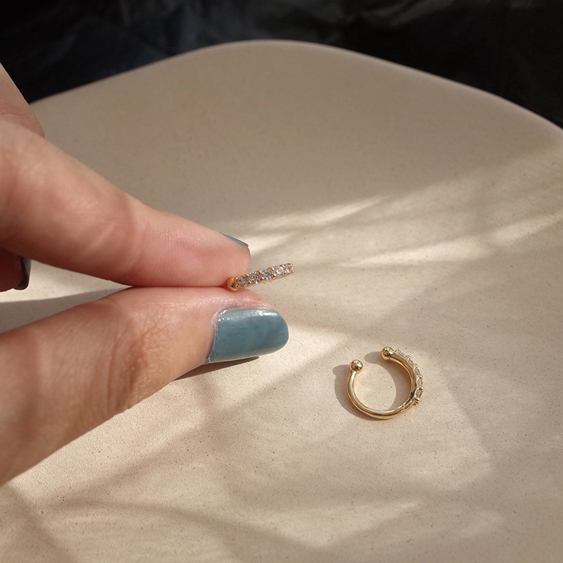 Khuyên Kẹp Sụn Tai Không Xỏ Lỗ Hình Ngôi Sao Đơn Giản