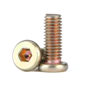 Vít lục giác đầu tròn dẹt , Bulong lục giác chìm đầu dẹt M6x40- 100 con lục giác chìm