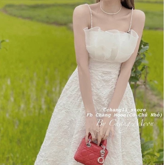 Váy Tiểu Thư Xốp 2s, Váy 2s Dáng Dài - FREESIZE