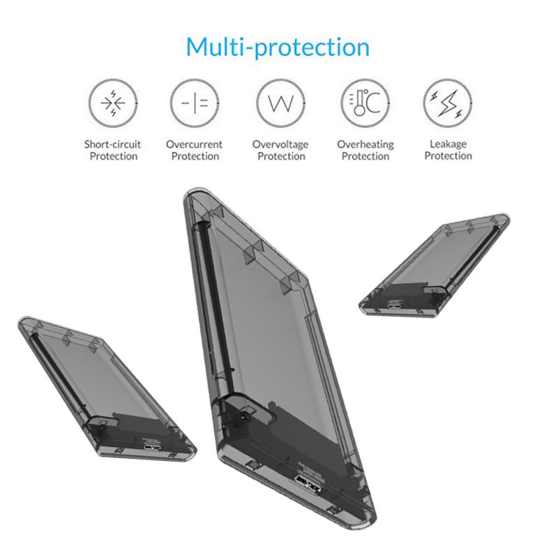 Ổ Cứng Ngoài Hdd Ssd 2.5 Inch Usb 3.0 - Ut-3113 Trong Suốt | BigBuy360 - bigbuy360.vn