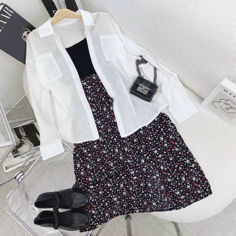 SET CV HOA KÈM KHOÁC VÀ ÁO 2D