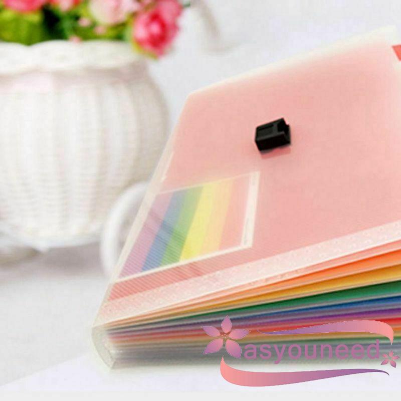 Bìa đựng hồ sơ cỡ giấy A6 13 ngăn tiện dụng | BigBuy360 - bigbuy360.vn