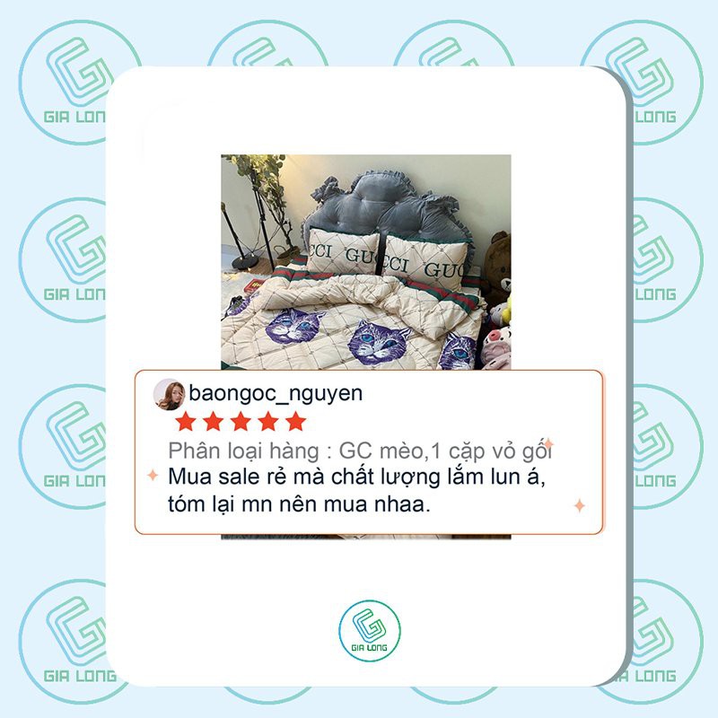 Vỏ gối nằm 💖45x65💖 vỏ gối, bao gối cotton poly thương hiệu Gia Long Home | BigBuy360 - bigbuy360.vn