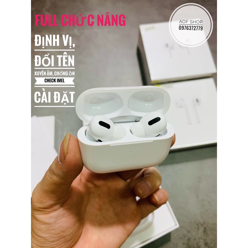 TAI NGHE TWS AIRPODS PRO CHIP JERRY CẢM BIẾN HỒNG NGOẠI