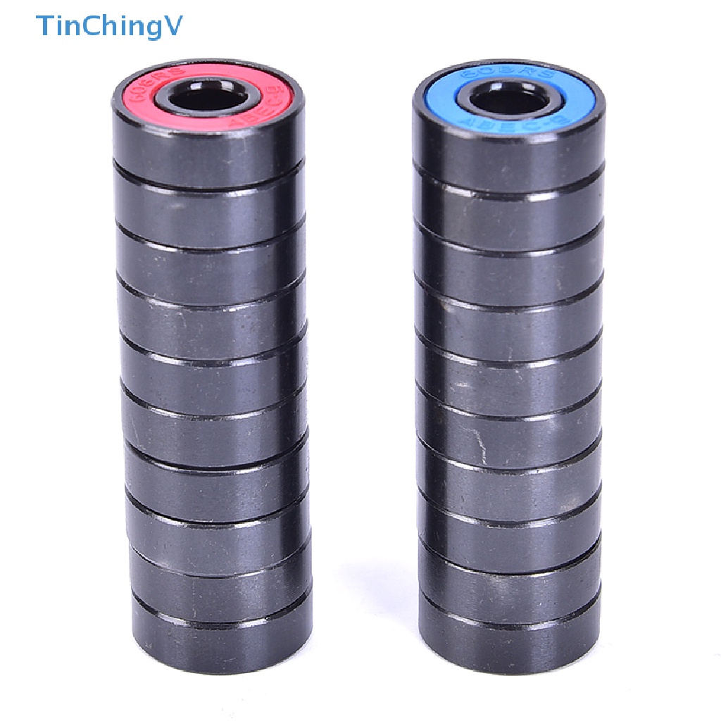 Set 10 Vòng Bi Bằng Thép 608 2RS 608RS 608-2RS