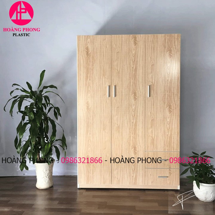 ( HÀNG CAO CẤP ) Tủ quần áo nhựa giá gỗ ngang 1m22 cao 1m85 miễn phí giao hàng | BigBuy360 - bigbuy360.vn