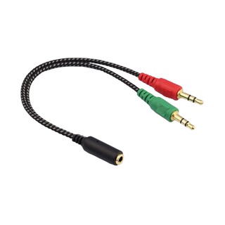 Rắc Gộp Audio và Mic 3.5mm-Jack Gộp Tai Nghe 3.5