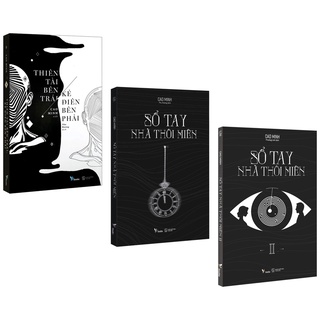 Sách - Combo 3 quyển, lẻ tùy chọn: Thiên Tài Bên Trái, Kẻ Điên Bên Phải + Sổ Tay Nhà Thôi Miên Tập 1 Và 2 (Kèm Postcard)