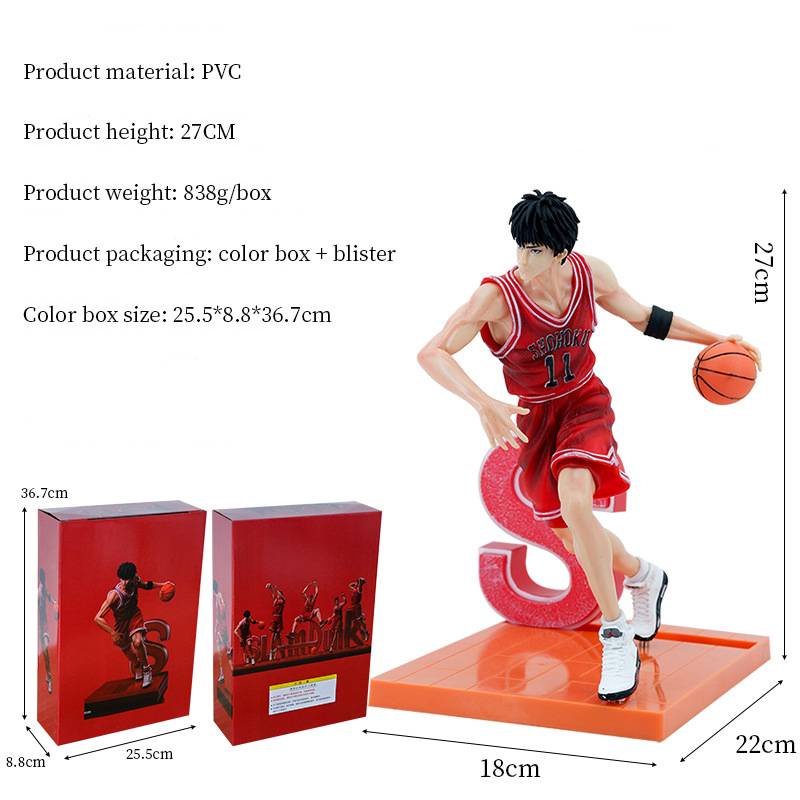 Mô Hình Nhân Vật Rukawa Ryota Mitsui Akagi Trong SLAM DUNK