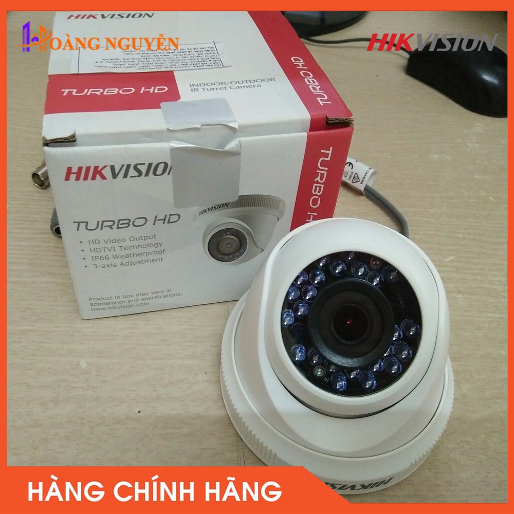 [Mã 273ELHA100K0 hoàn 7% đơn 500K] [NHÀ PHÂN PHỐI] Camera HD-TVI Hikvision DS-2CE56D0T-IRP hồng ngoại 20m 2MP