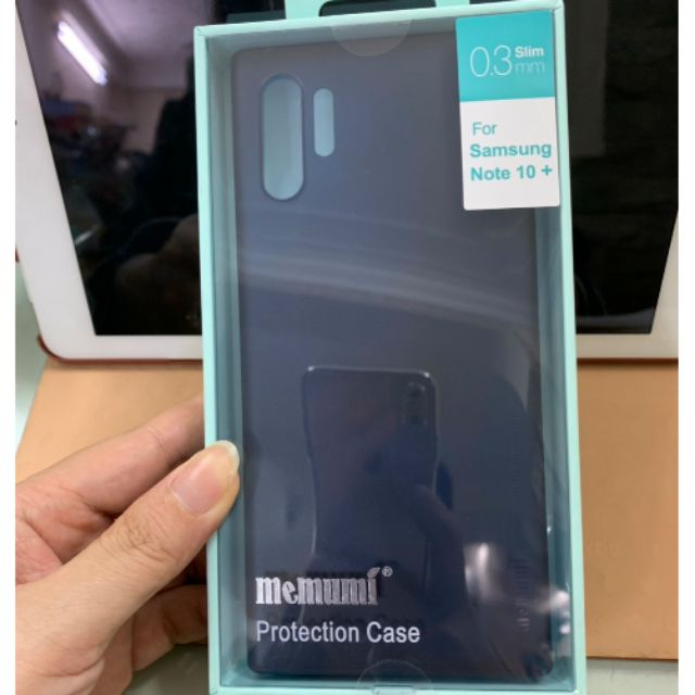 Ốp lưng lụa siêu mỏng cho galaxy note 10 pro hiệu memumi