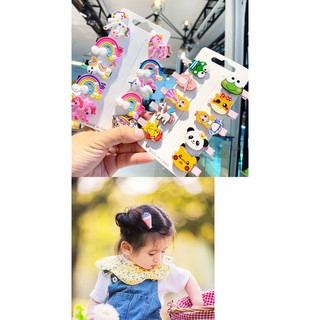 ⚡️𝐅𝐑𝐄𝐄 𝐒𝐇𝐈𝐏⚡️ Set Kẹp Tóc Hình 3D Dễ Thương[HDK]
