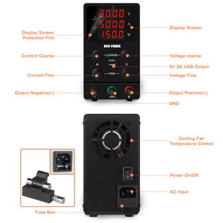 NGUỒN CUNG CẤP ĐIỆN DC 30V 5A NICE-POWER