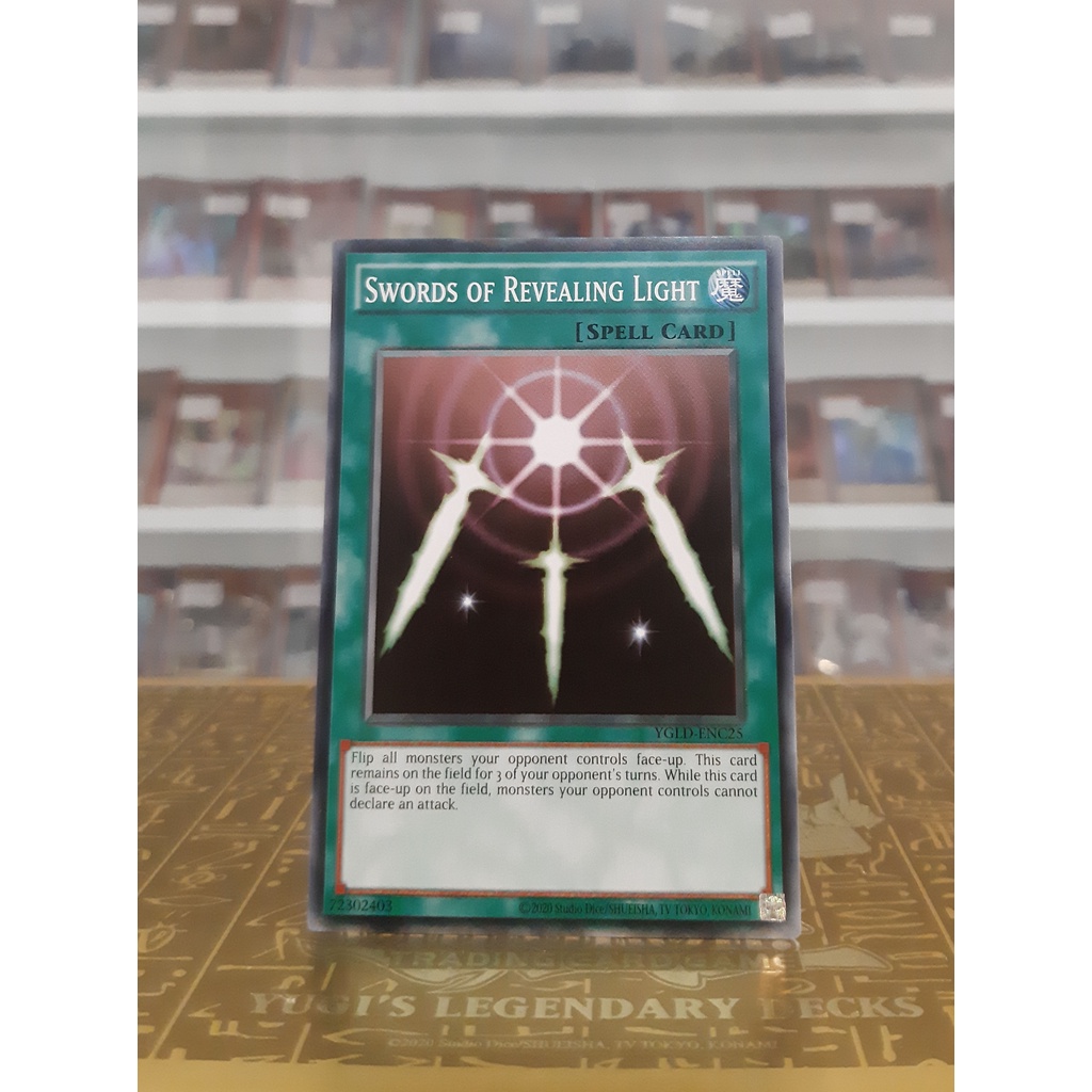 Thẻ Bài YugiOh! Mã YGLD-ENC25 - Swords of Revealing Light - Common - Unlimited