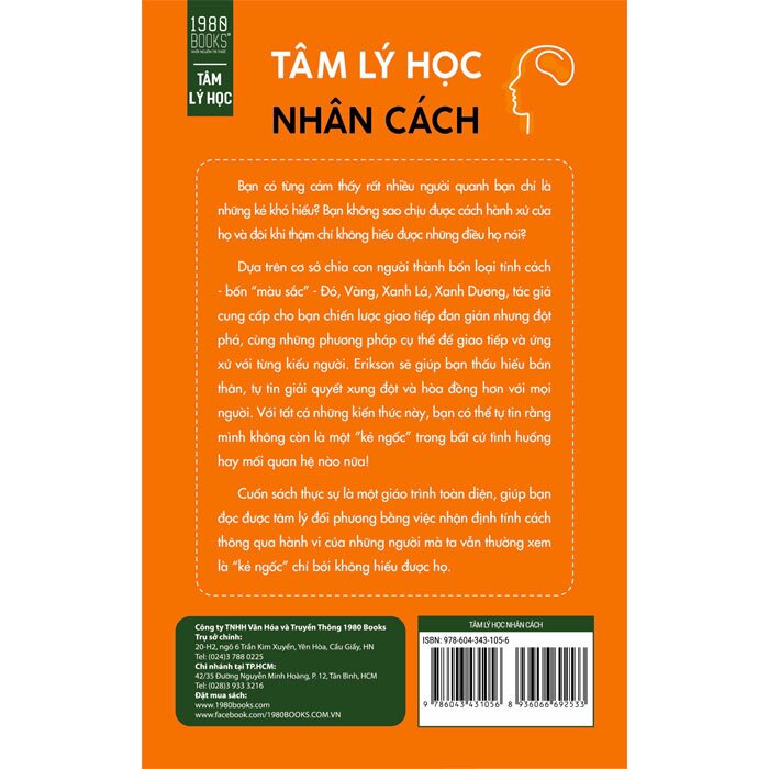 Sách - Tâm Lý Học Nhân Cách ( Thomas Erikson- 1980)