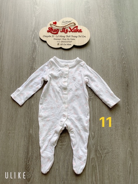 (Size 50-56cm) Body dài liền vớ xuất khẩu