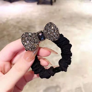 Cột tóc nơ đính hạt xoàn