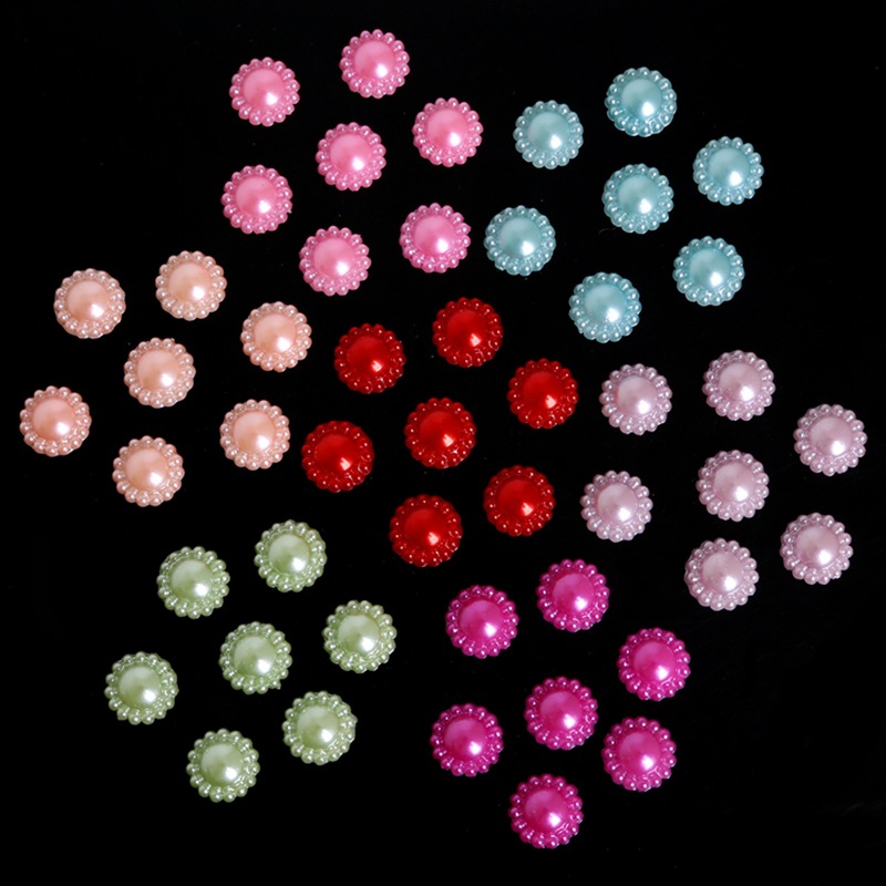 Set 50 Hoa Hướng Dương Nhựa Abs Trang Trí Ốp Lưng Điện Thoại