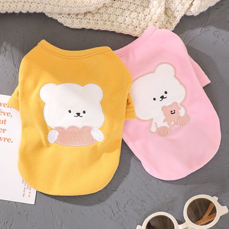 ✻Dễ thương cộng với áo len nhung quần áo cho chó mùa đông con chó nhỏ Teddy Bichon Hiromi mùa thu và mùa đông quần áo ch