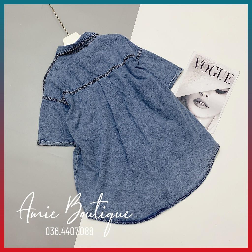 [HOT] Áo Somi jean Áo sơ mi nữ đẹp Áo thêu nổi - Hàng xịn ko bai nhão, lên dáng đẹp | BigBuy360 - bigbuy360.vn
