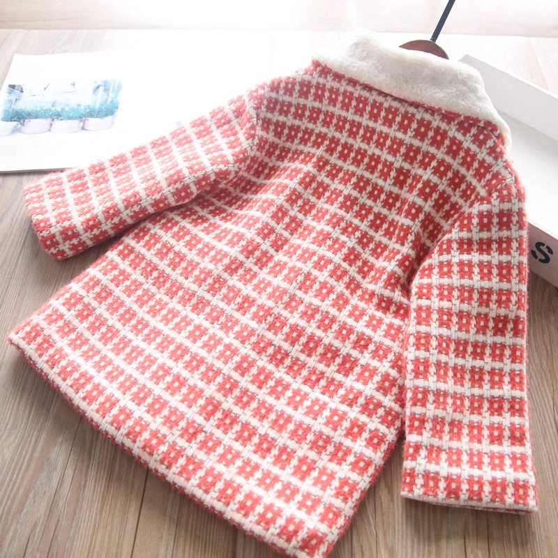 áo khoác dạ bông dày ấm cho em gái 2021