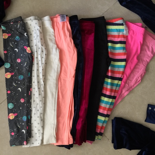 Combo 3 quần legging cho bé xuất khẩu