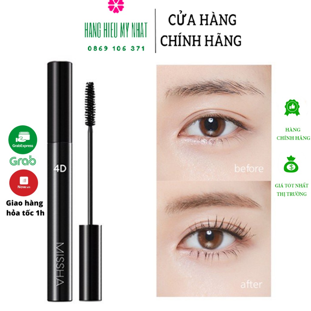 Mascara 4D Missha chuốt siêu mảnh về hàng SALE 50%