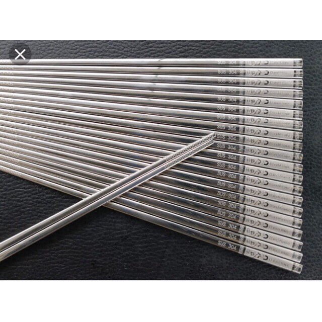 Đũa Inox 304 Cao Cấp Hàn Quốc-Set 5 đôi