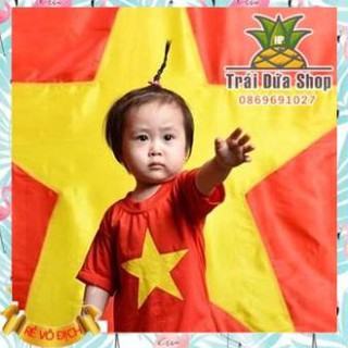 [2-5 tuổi] Áo Cờ Đỏ Sao Vàng Cho Trẻ Em - Áo cờ đỏ sao vàng cho bé chất đẹp và mát