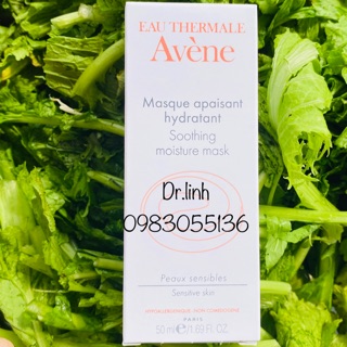 Mặt nạ Avène Soothing Moisture Mask – 50ml, giúp cấp ẩm, dưỡng da sáng mịn