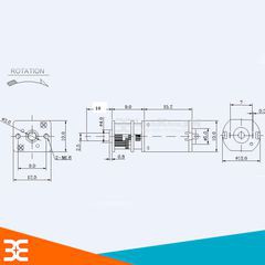 Động Cơ Giảm Tốc JA12-N20 3-12VDC