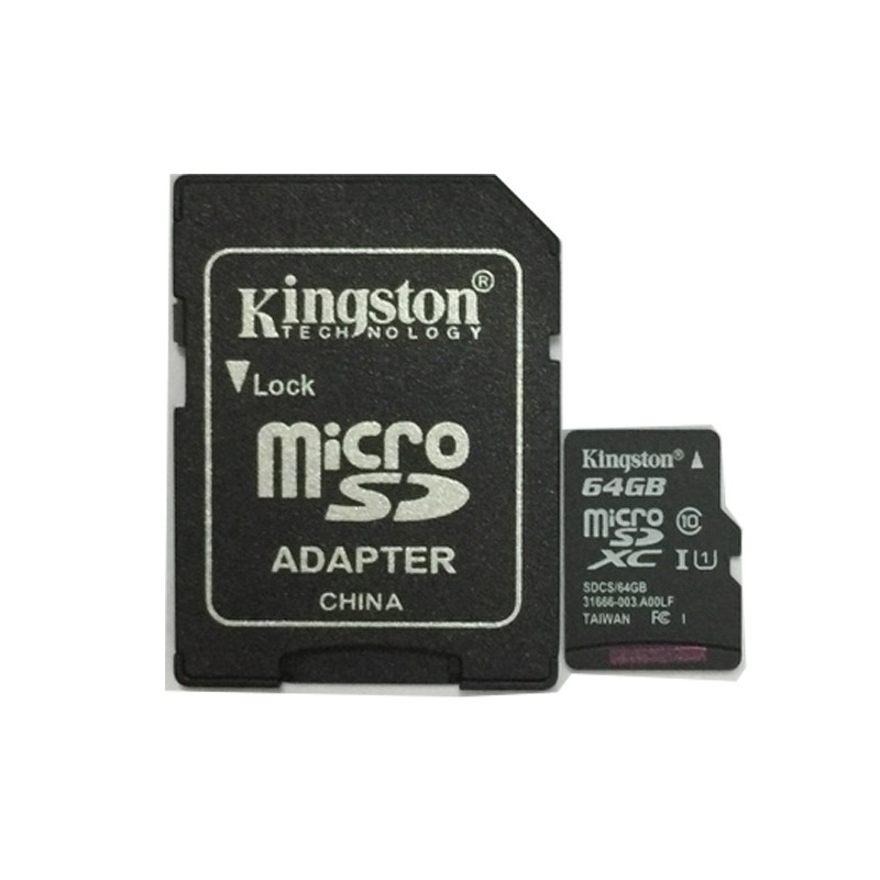 Thẻ nhớ 64GB Kingston Micro SDXC Class10 chính hãng FPT phân phối