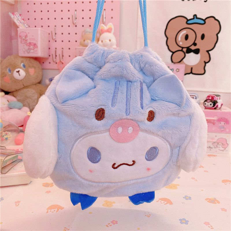 Túi Dây Rút Sanrio Nhiều Nhân Vật Dễ Thương