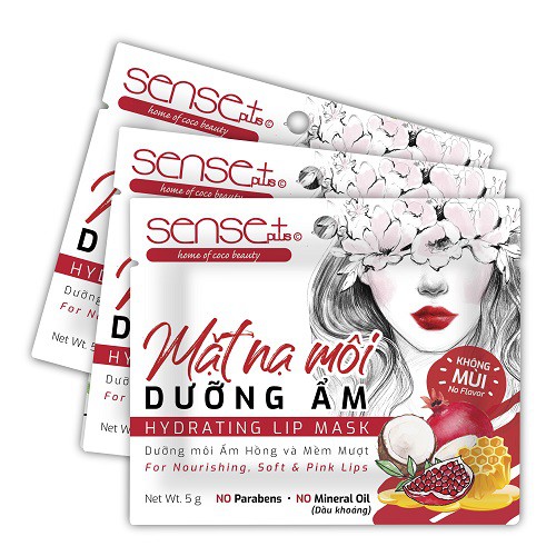 Mặt Nạ Dưỡng Ẩm Mắt - Môi SenSe Plus Mask