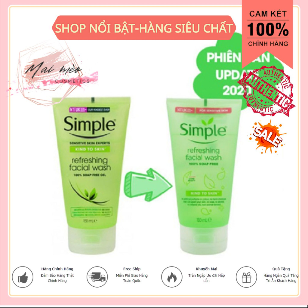 Sữa rửa mặt SImple