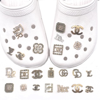 Image of Fashion brand alloy jewelry croc shoe charms Accessories Decoration for Girls Women Party Favors Birthday Gifts