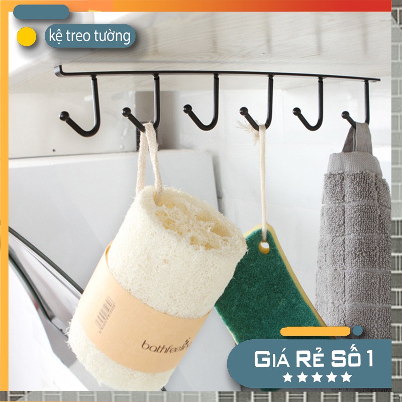 giá treo, móc treo đồ đa năng gắn kệ bếp MÃ MS6