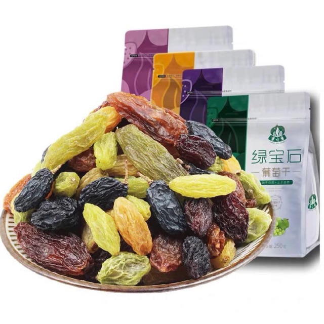 Nho khô nhiều vị