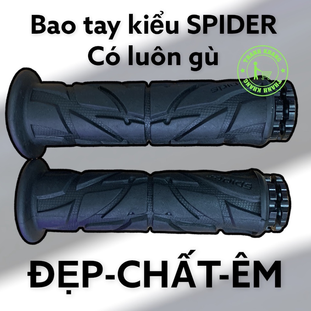 Bao tay xe máy kiểu spider có gù gắn mọi loại xe thanh khang.