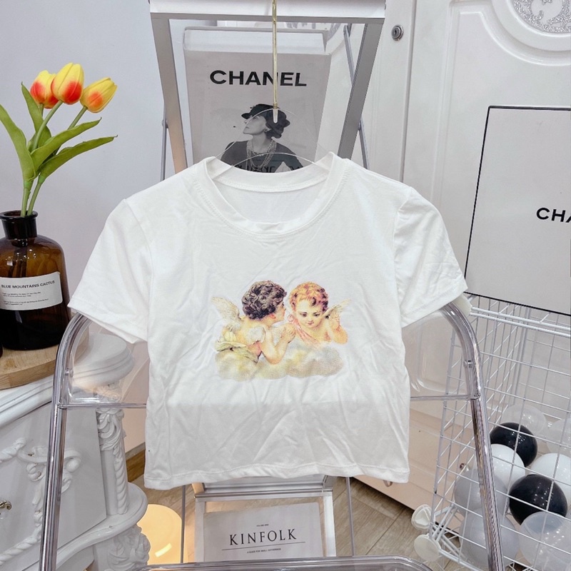 Áo croptop thiên thần siêu hot