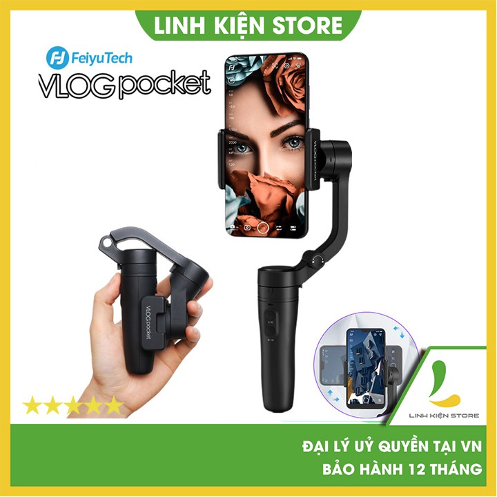 Gimbal chống rung cho điện thoại Feiyu Vlog Pocket - Gimbal 3 trục motor dành cho smartphone | BigBuy360 - bigbuy360.vn