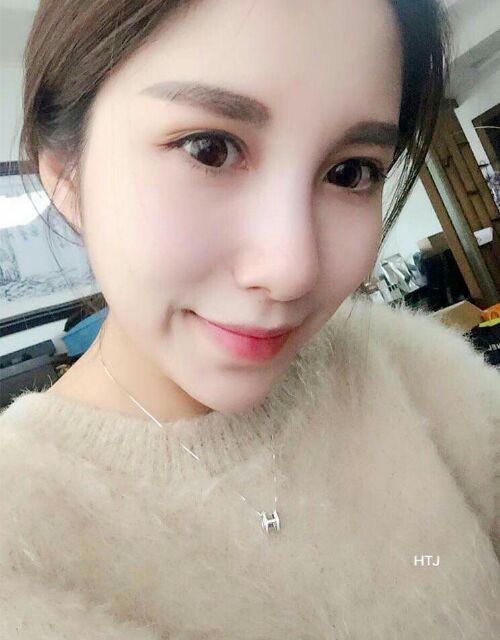 Dây mặt chữ H bạc xi kim