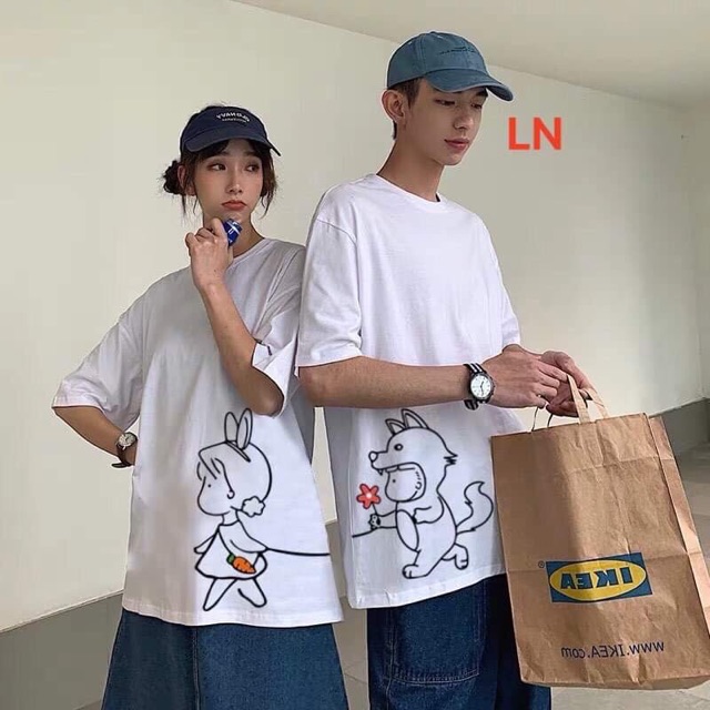 Áo đôi cô bé carot L&amp;N 6268 siêu đẹp