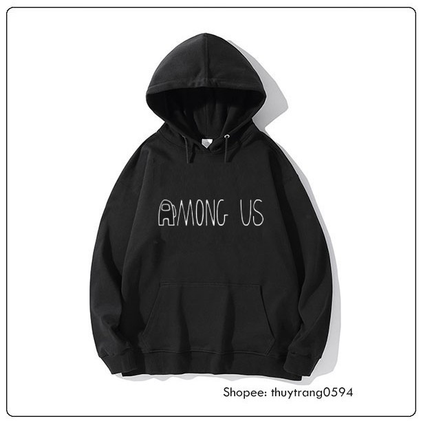 SALE- [ BST] Các Mẫu Áo Hoodie Đen Game Among Us Hot Nhất Hiện Nay - ÁO GAME HOT