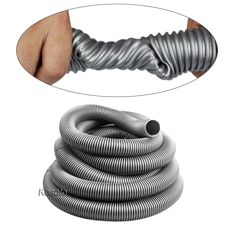 Ống hút bụi dài 3-5m 32mm phù hợp với hầu hết các loại máy hút bụi - đen, 3m