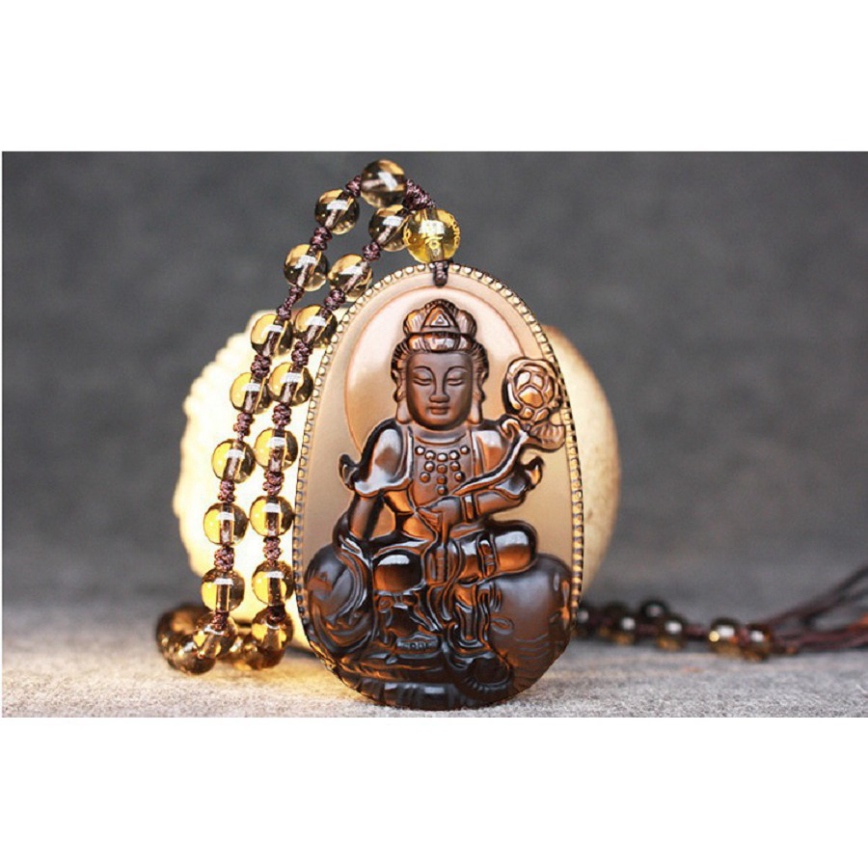 Chuỗi hạt đeo cổ mặt Phổ Hiền Bồ Tát - Phật bản mệnh người tuổi Thìn Tỵ - HÀNG ĐẢM BẢO CHẤT LƯỢNG